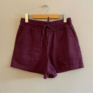 GAP Women's Deep Burgundy Cargo Shorts